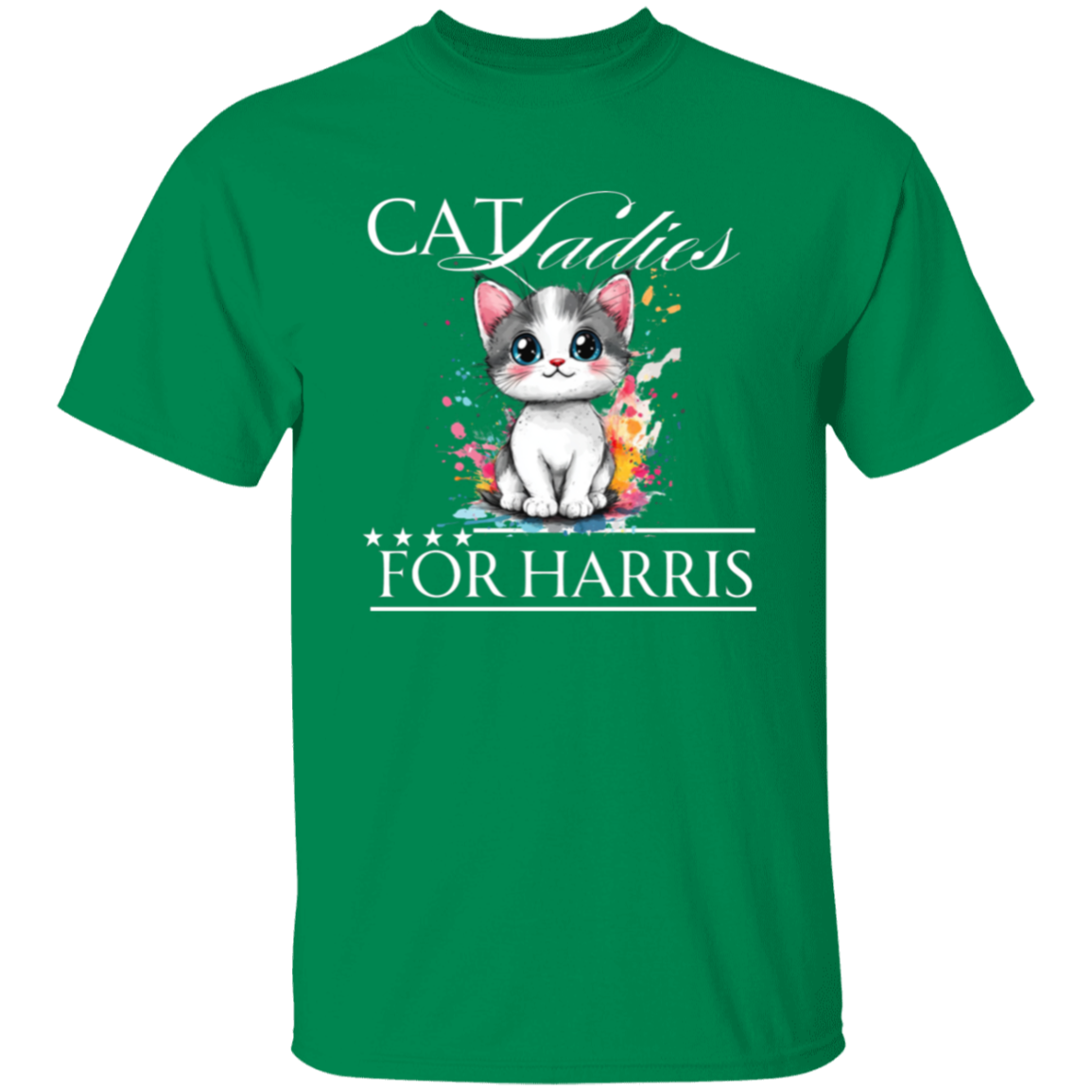 Cat Ladies For Harris Tshirt Dark Colors