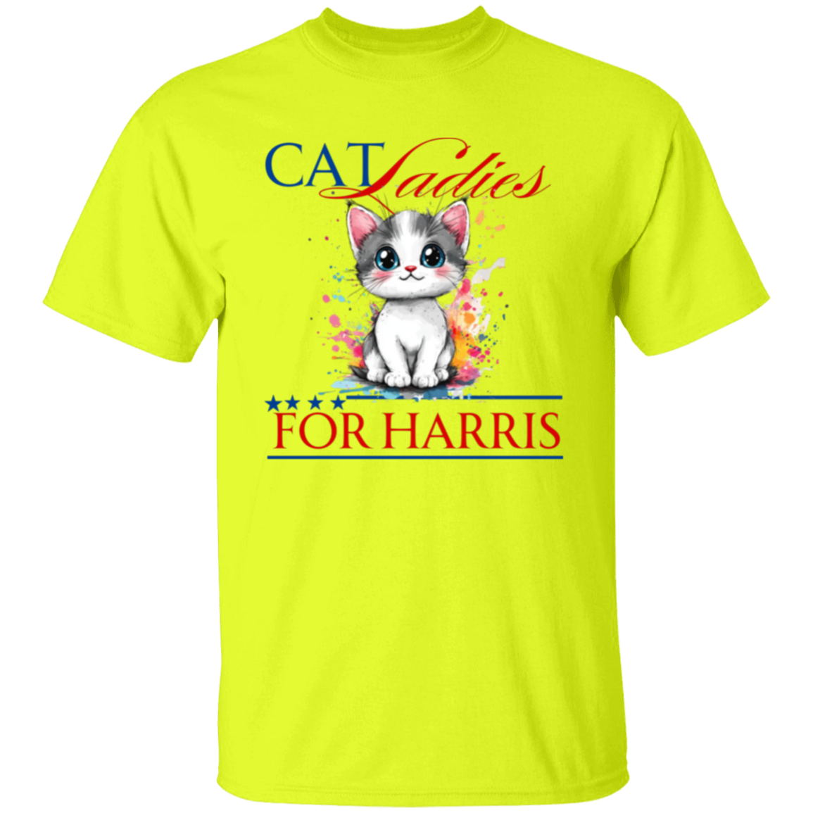 Cat Ladies For Harris Tshirt Light Colors