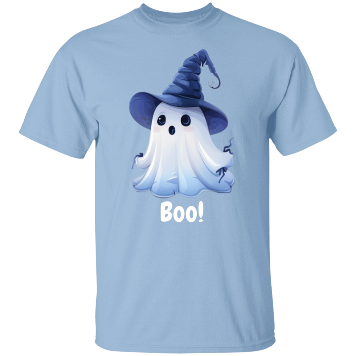 Fun Witchly Ghost Hat Halloween T-Shirt