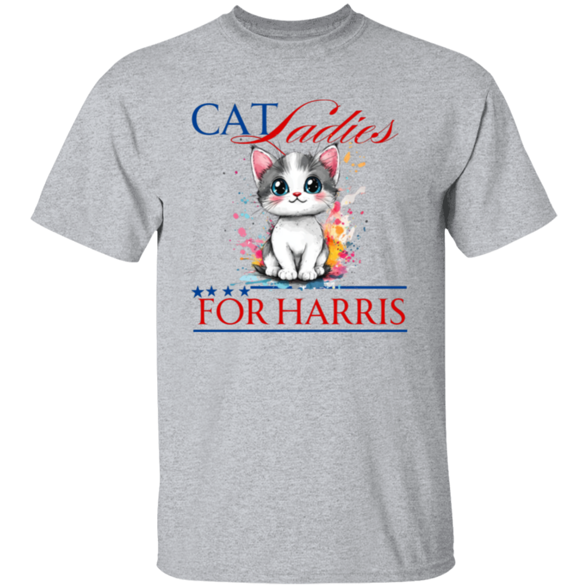 Cat Ladies For Harris Tshirt Light Colors