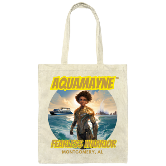 Aquamayne Fearless Warrior Montgomery Brawl Tote Bag