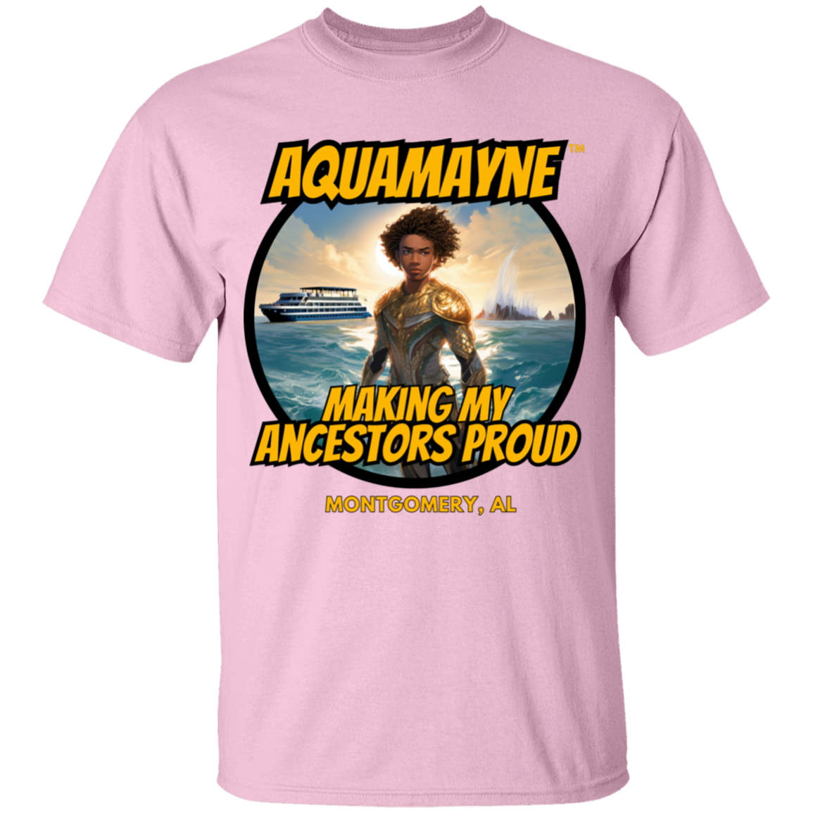 Kid's Aquamayne Making My Ancestors Proud T-Shirt