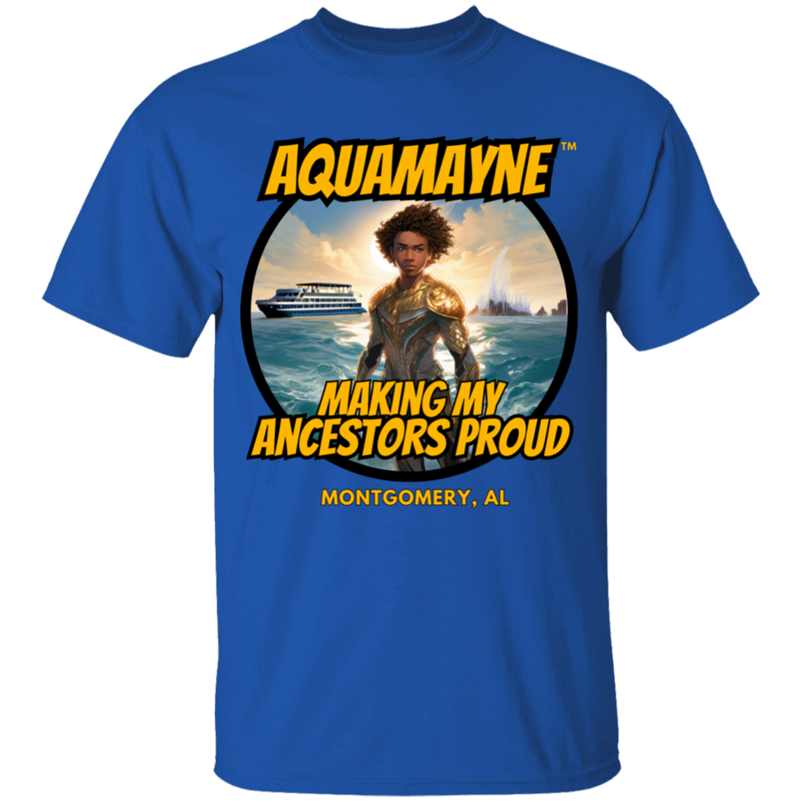 Kid's Aquamayne Making My Ancestors Proud T-Shirt