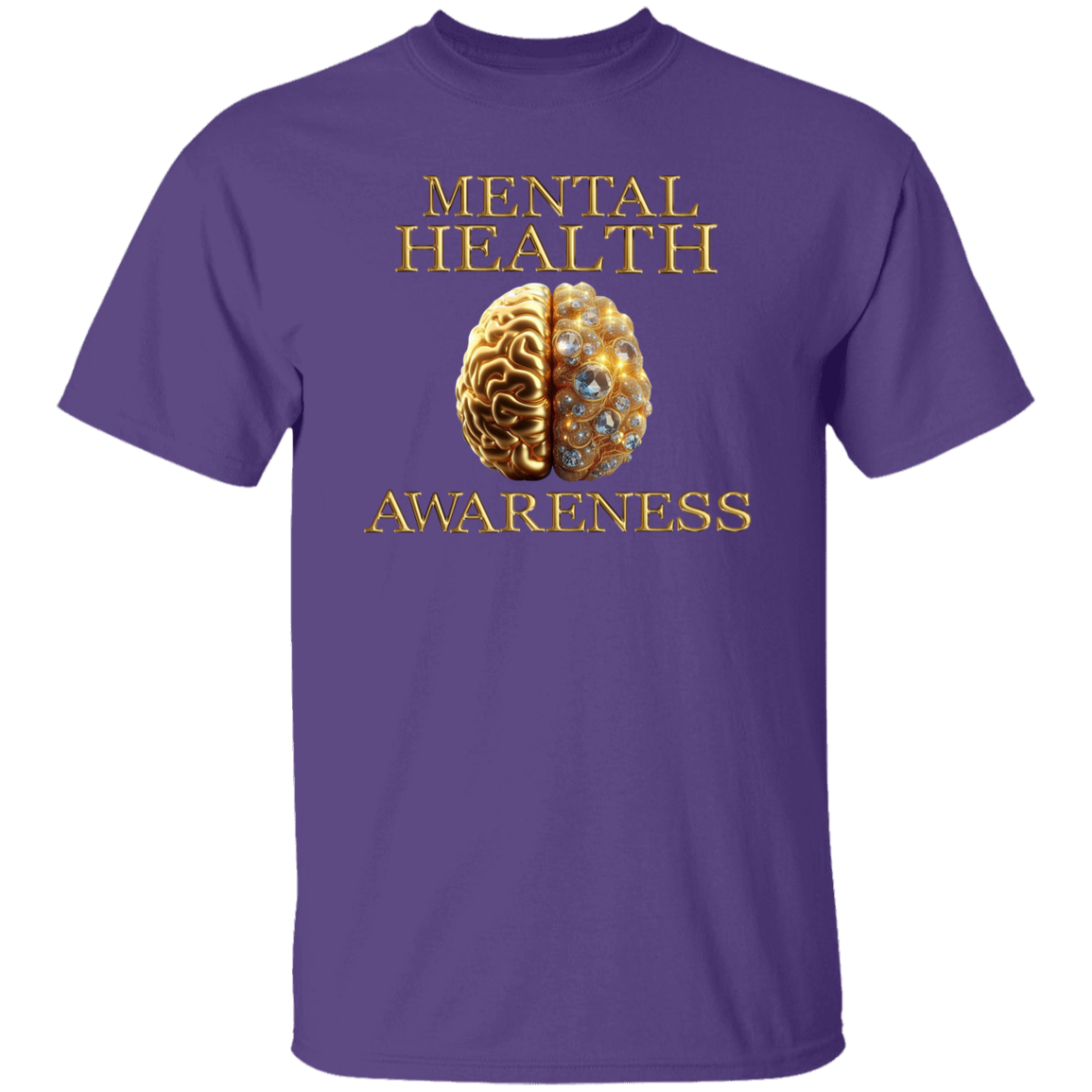 Mental Health Awareness Gold T-Shirt