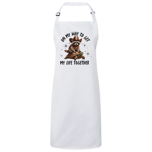 On My Way To Get My Life Together Bib Apron