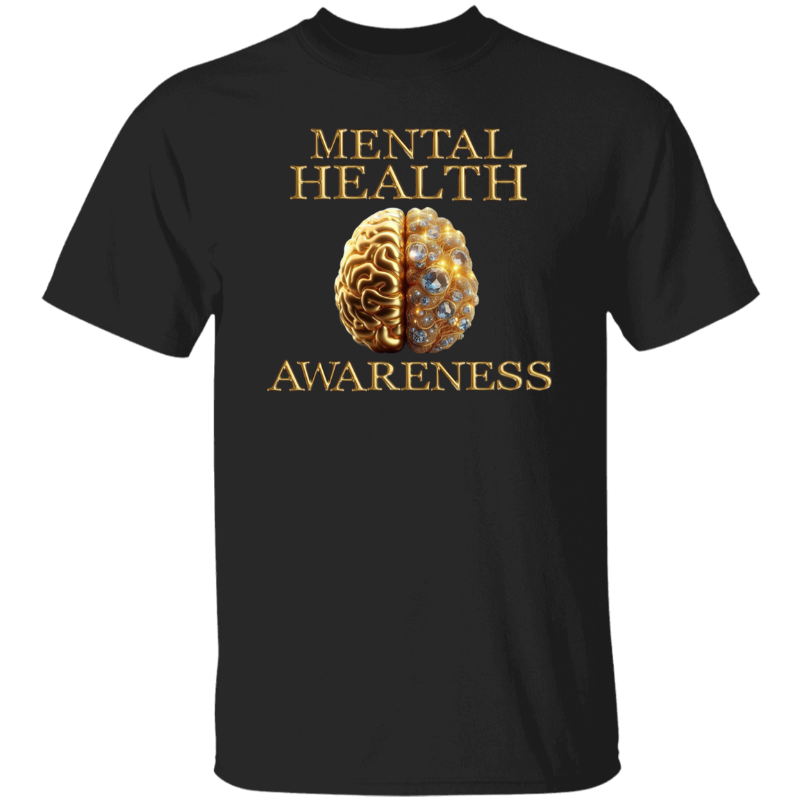 Mental Health Awareness Gold T-Shirt