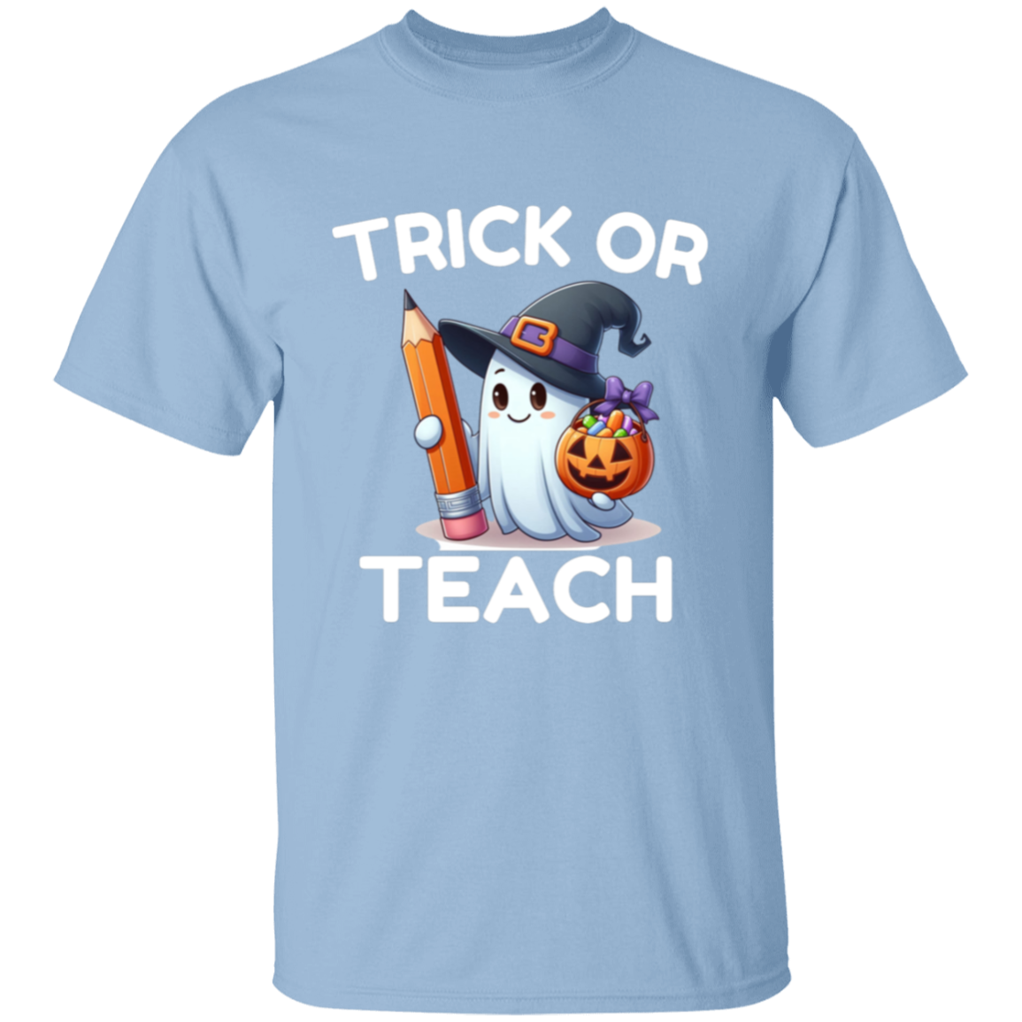 Friendly Ghost Teacher Halloween T-Shirt