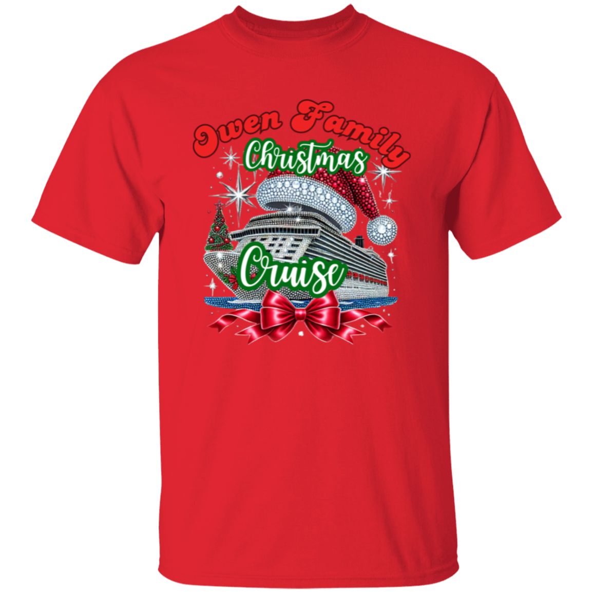 Personalized Family Christmas Cruise T-Shirt