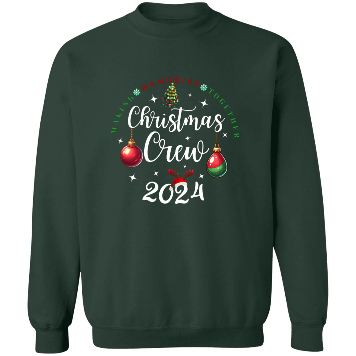 Christmas Crew Crewneck Pullover Sweatshirt