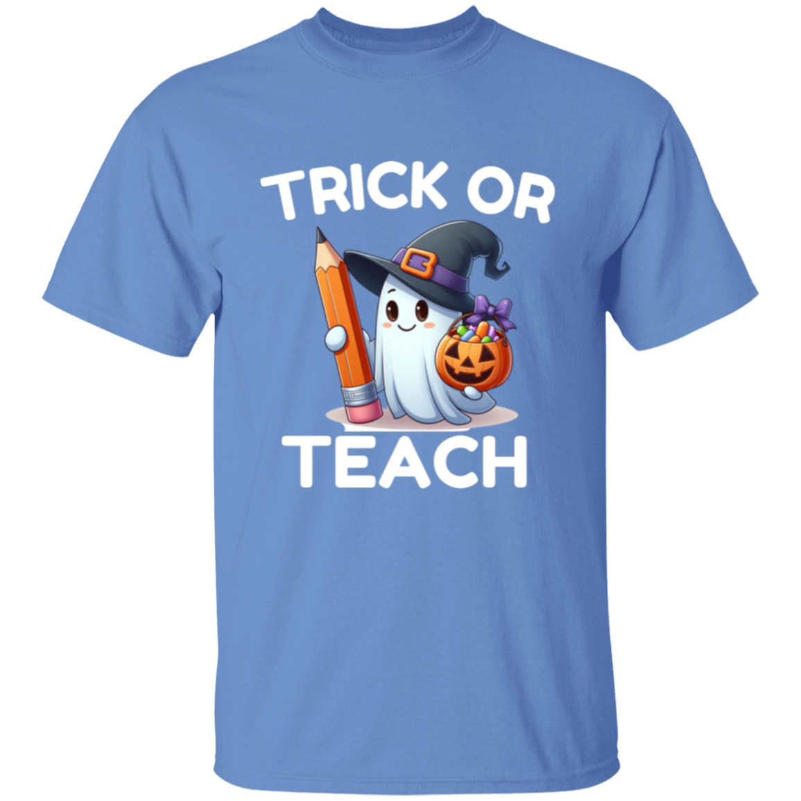 Friendly Ghost Teacher Halloween T-Shirt