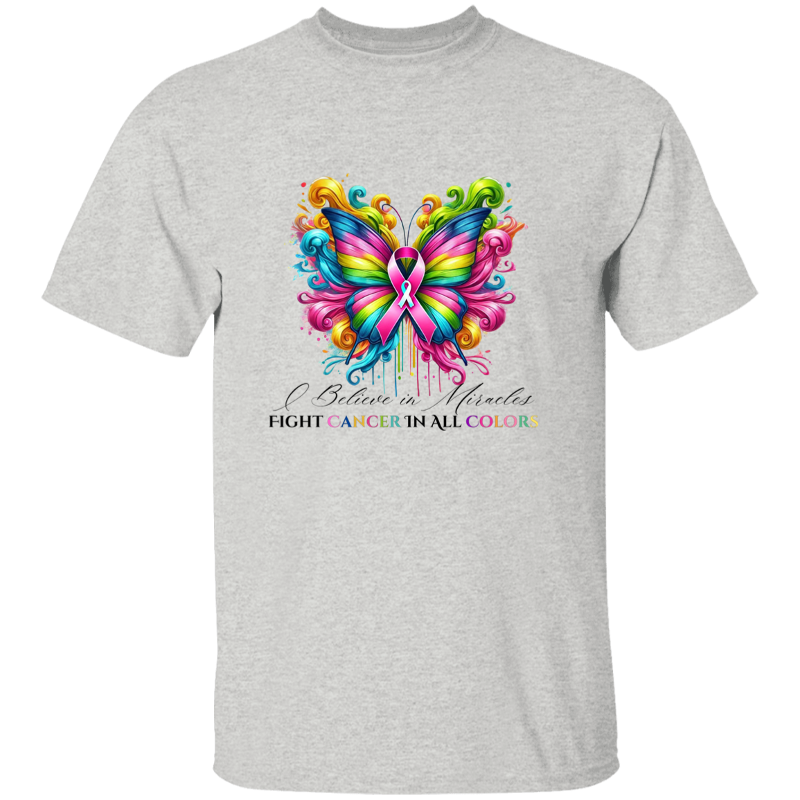 Beautiful Butterfly Breast Cancer Awareness T-Shirt