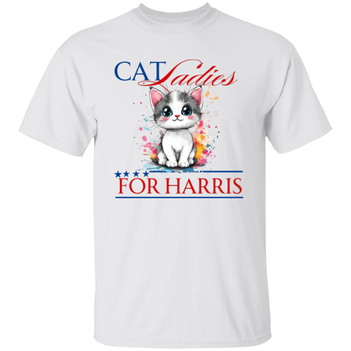 Cat Ladies For Harris Tshirt Light Colors