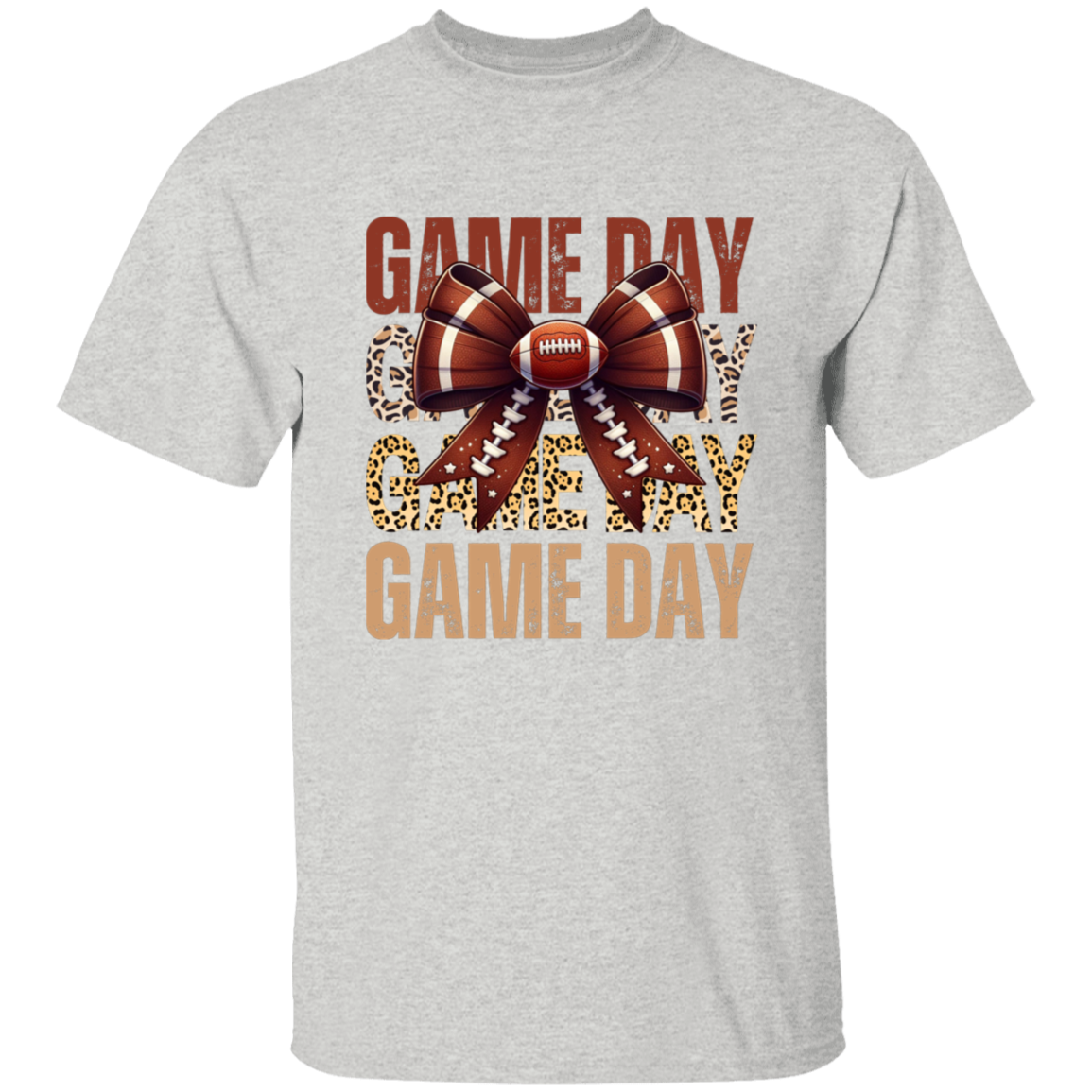 Game Day Football Leopard Print T-Shirt