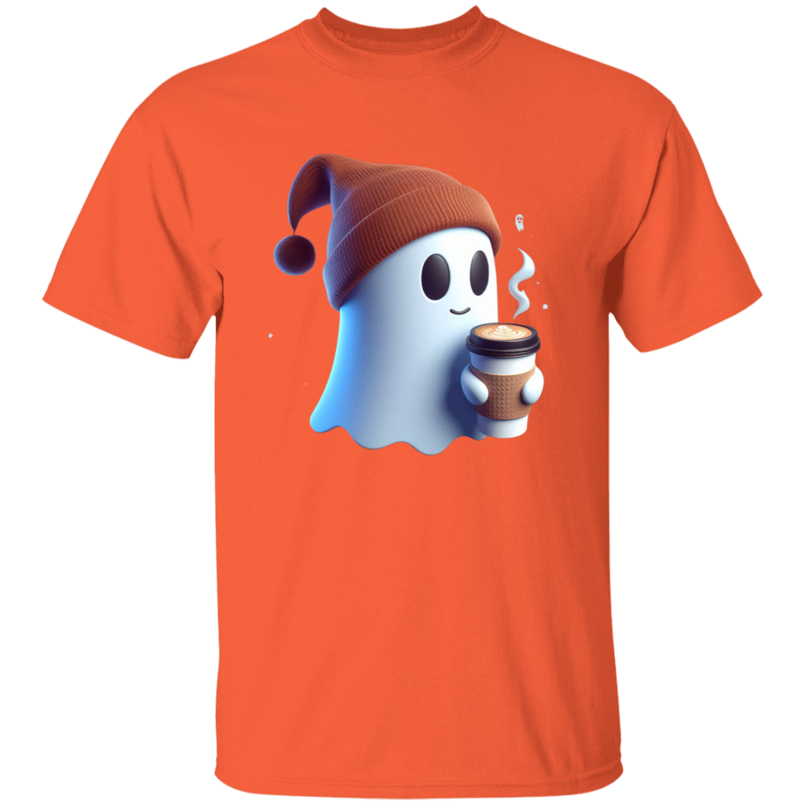 Ghost Latte Halloween Tshirt