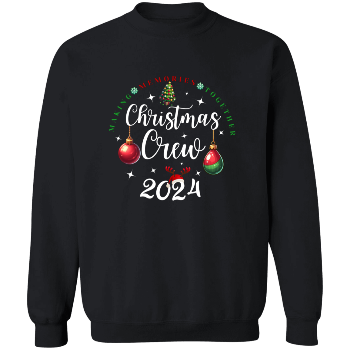 Christmas Crew Crewneck Pullover Sweatshirt