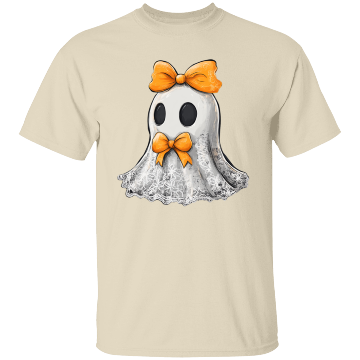 The Lace Ghost with Hair Bow T-Shirt