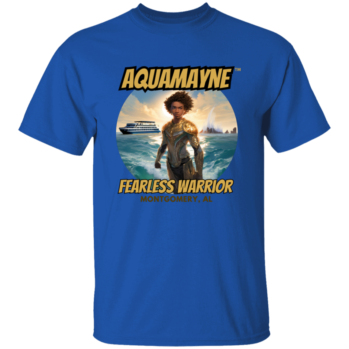 Aquamayne Fearless Warrior Montgomery Brawl Tshirt