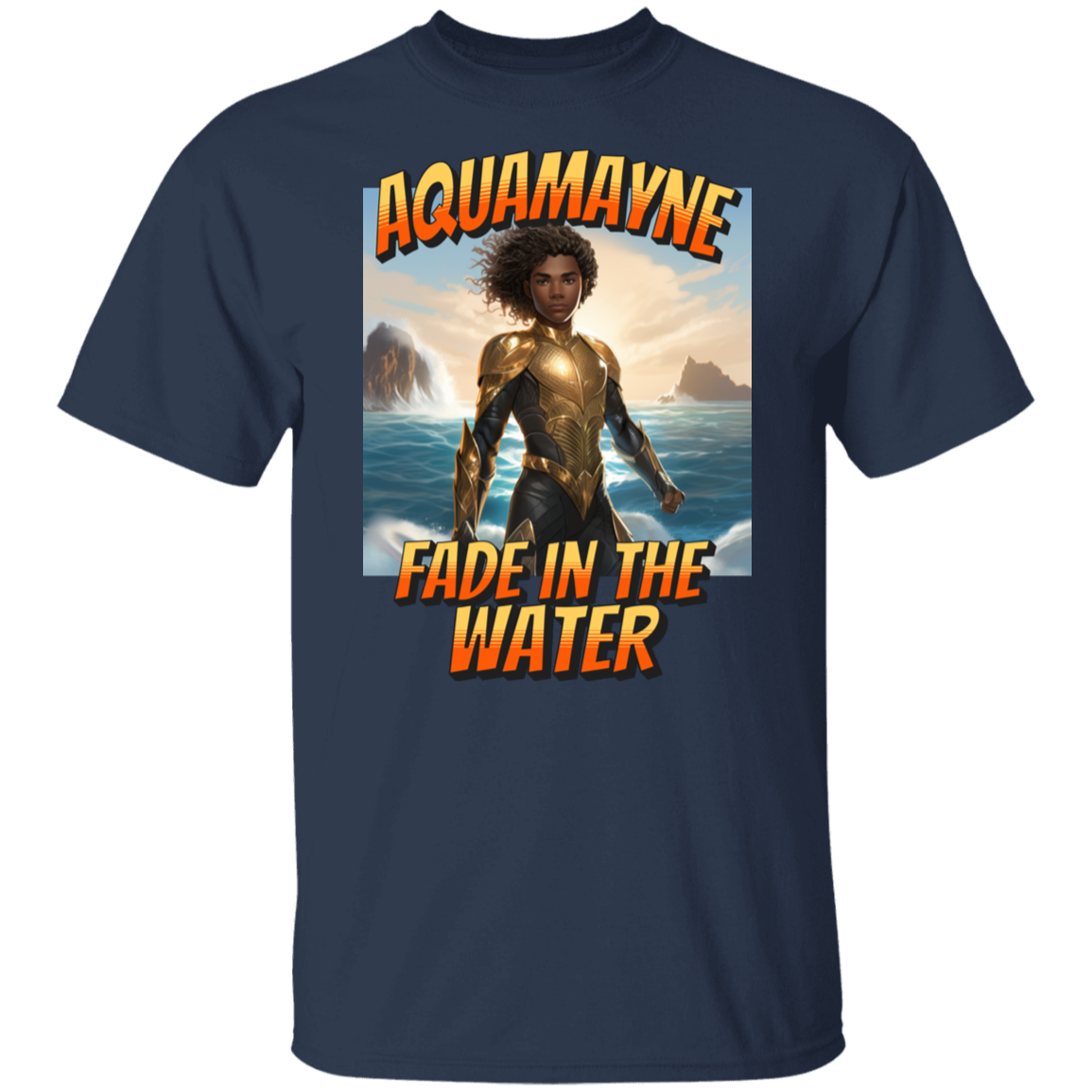 Aquamayne Fade In the Water Tshirt - Montgomery Brawl