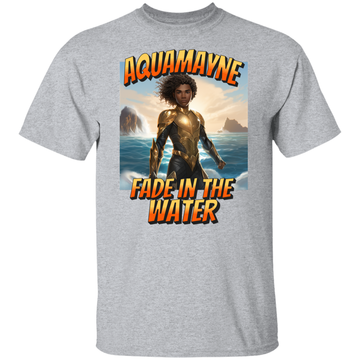 Aquamayne Fade In the Water Tshirt - Montgomery Brawl