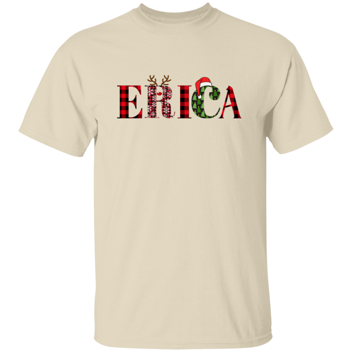 Custom Christmas Name T-Shirt