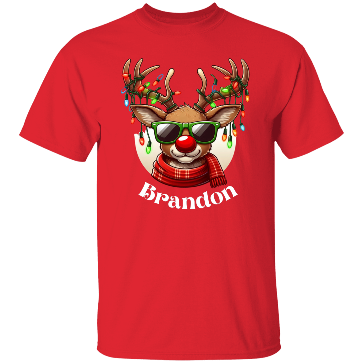 Christmas Red Nose Reindeer T-Shirt