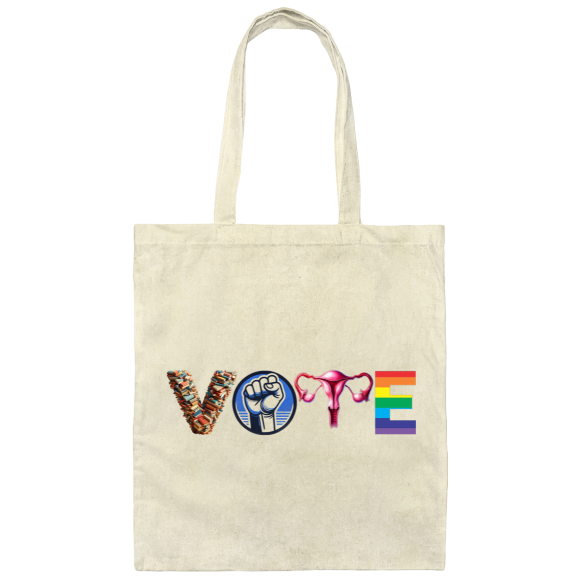 Vote Canvas Tote Bag