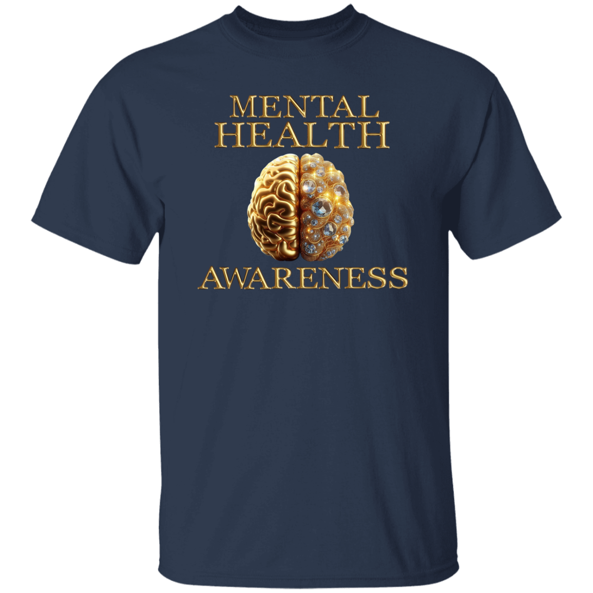 Mental Health Awareness Gold T-Shirt