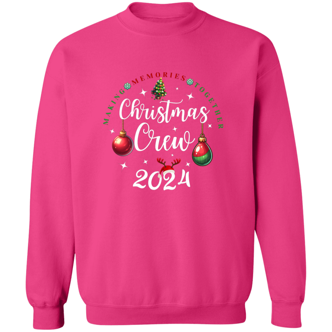 Christmas Crew Crewneck Pullover Sweatshirt