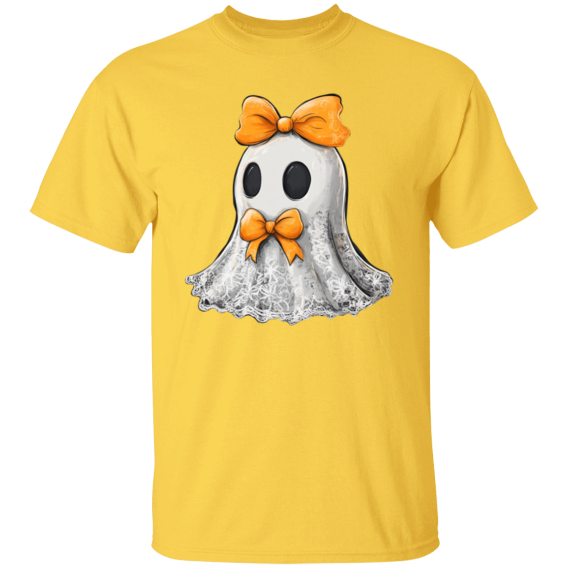 The Lace Ghost with Hair Bow T-Shirt