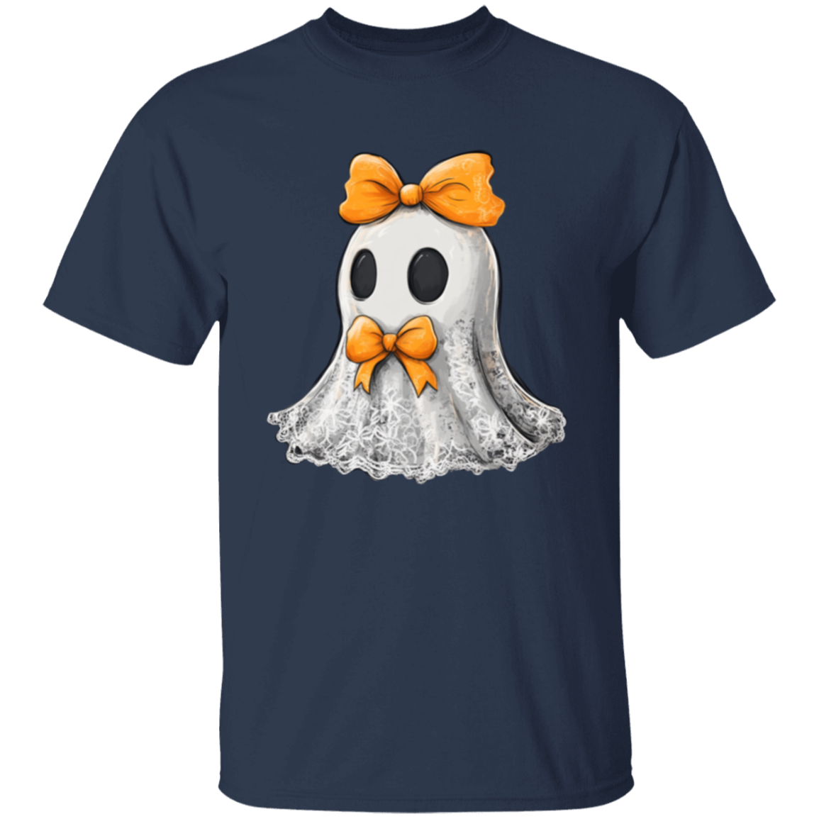 Lace Ghost with Bow Tshirt