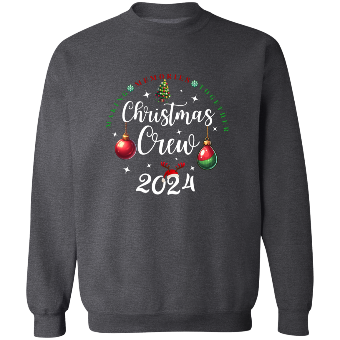 Christmas Crew Crewneck Pullover Sweatshirt