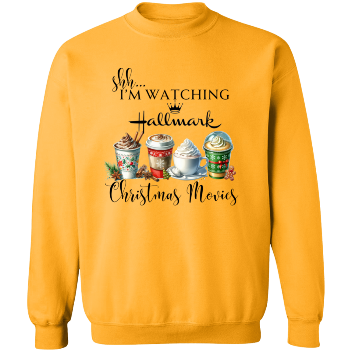 Christmas Movies Crewneck Pullover Sweatshirt