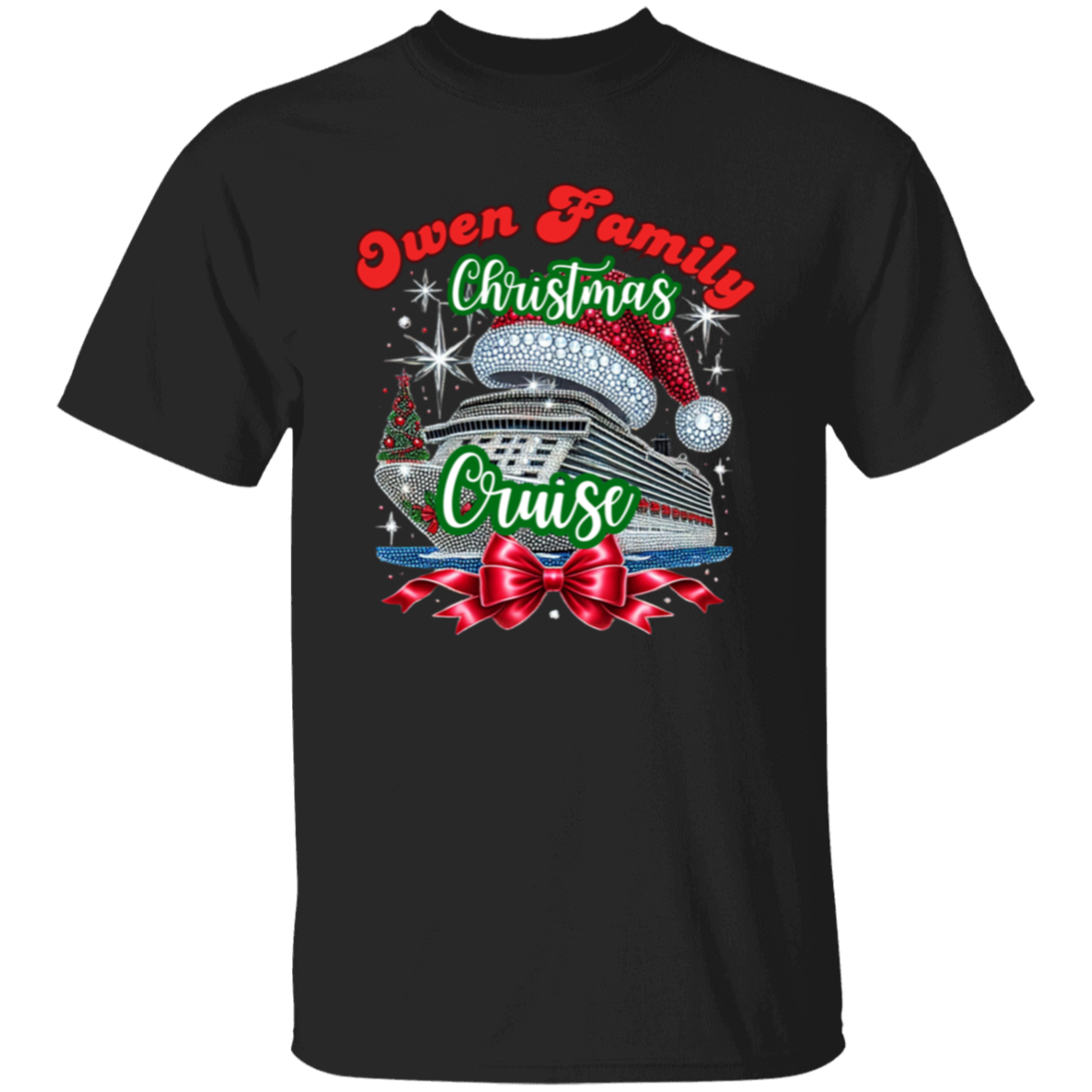 Personalized Family Christmas Cruise T-Shirt