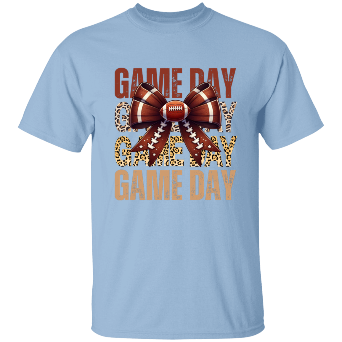 Game Day Football Leopard Print T-Shirt