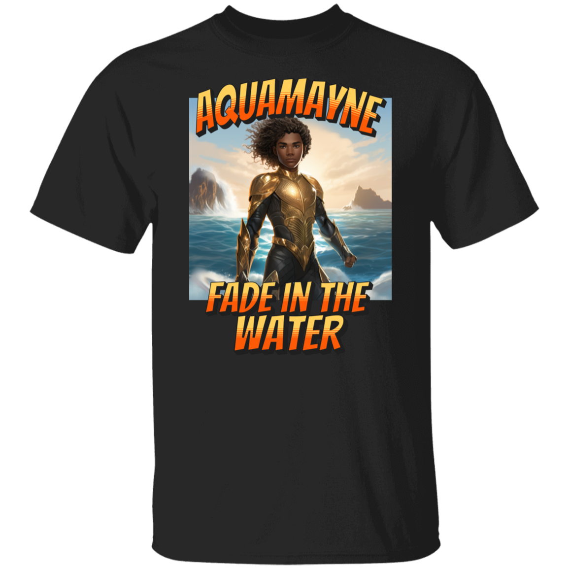 Aquamayne Fade In the Water Tshirt - Montgomery Brawl