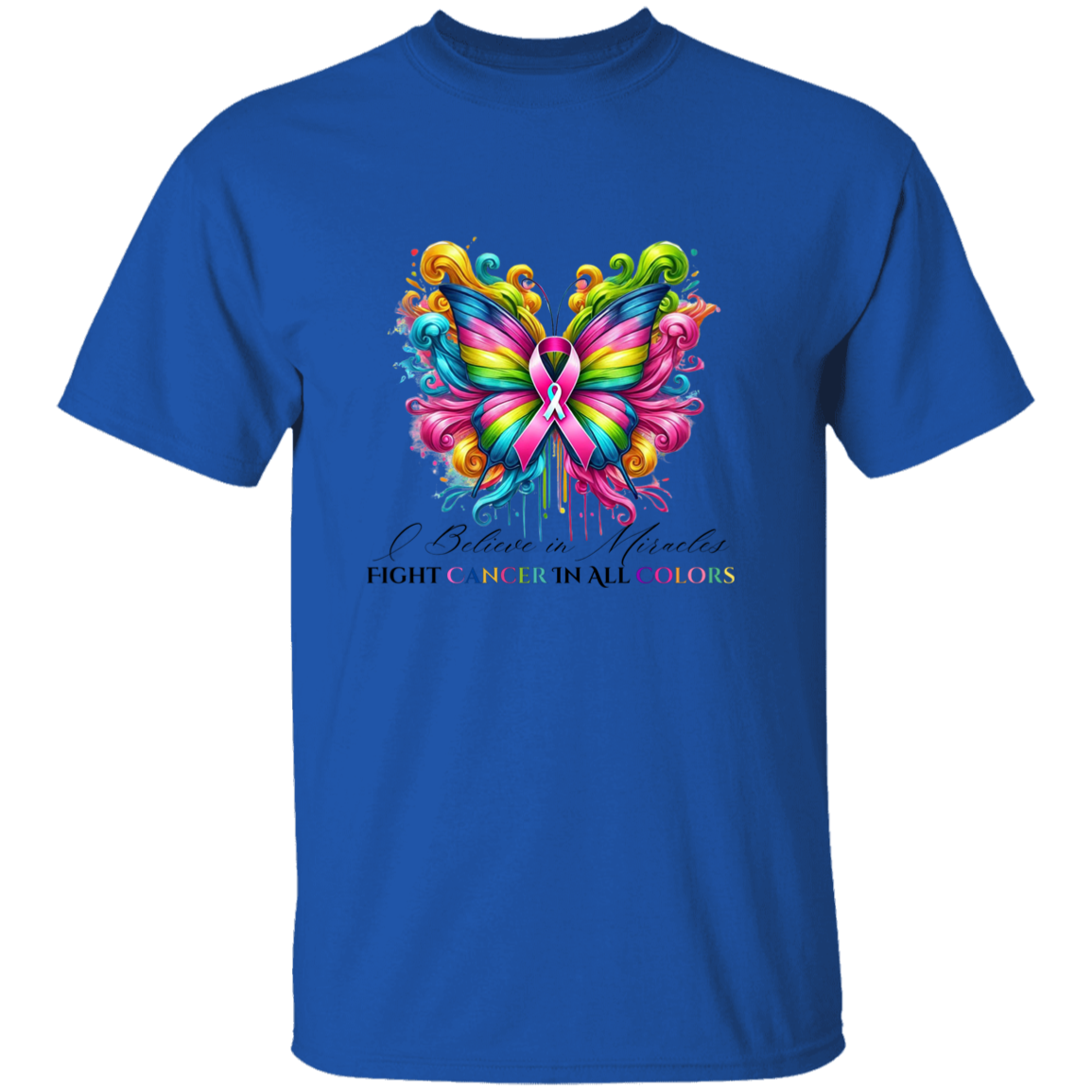 Beautiful Butterfly Breast Cancer Awareness T-Shirt