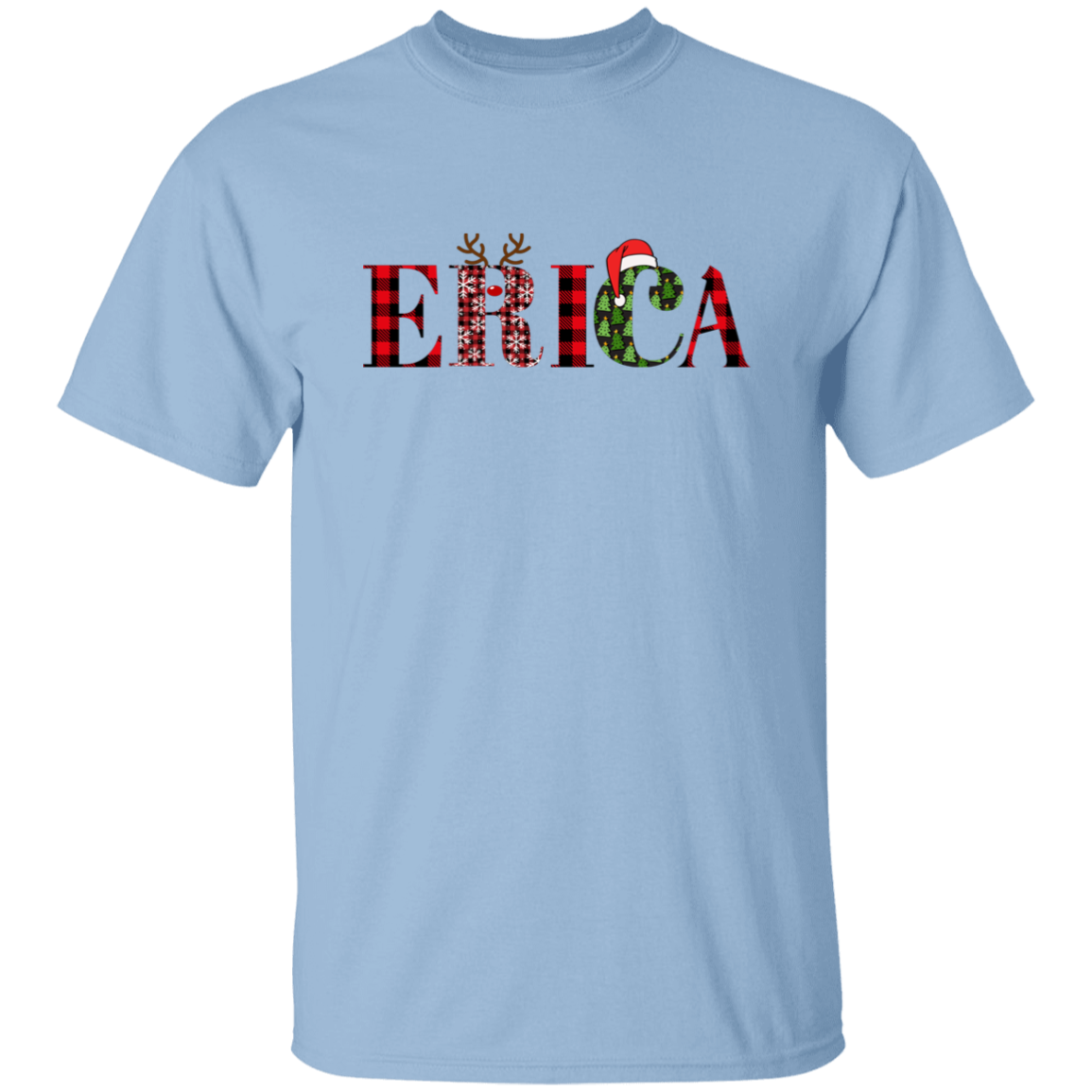 Custom Christmas Name T-Shirt