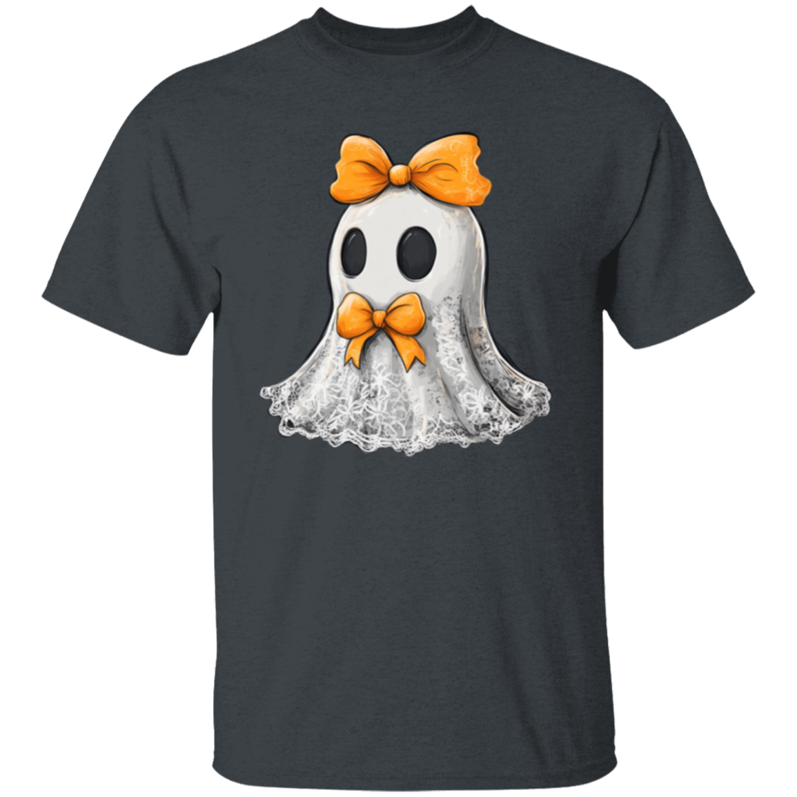 The Lace Ghost with Hair Bow T-Shirt