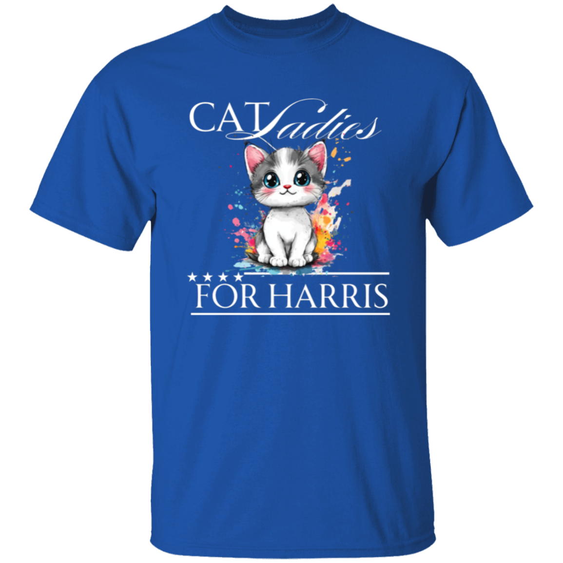 Cat Ladies For Harris Tshirt Dark Colors