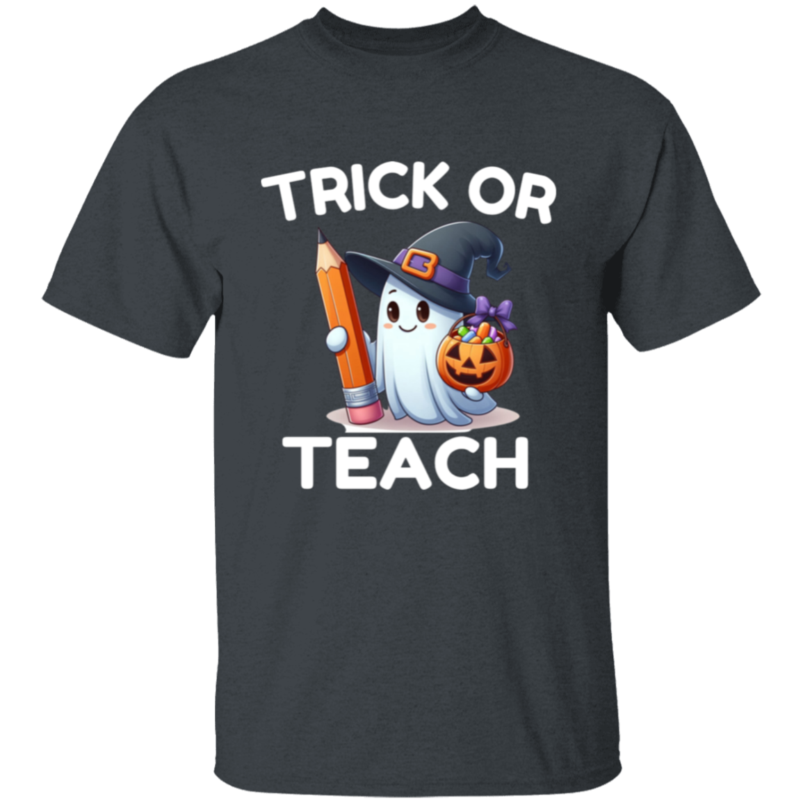 Friendly Ghost Teacher Halloween T-Shirt