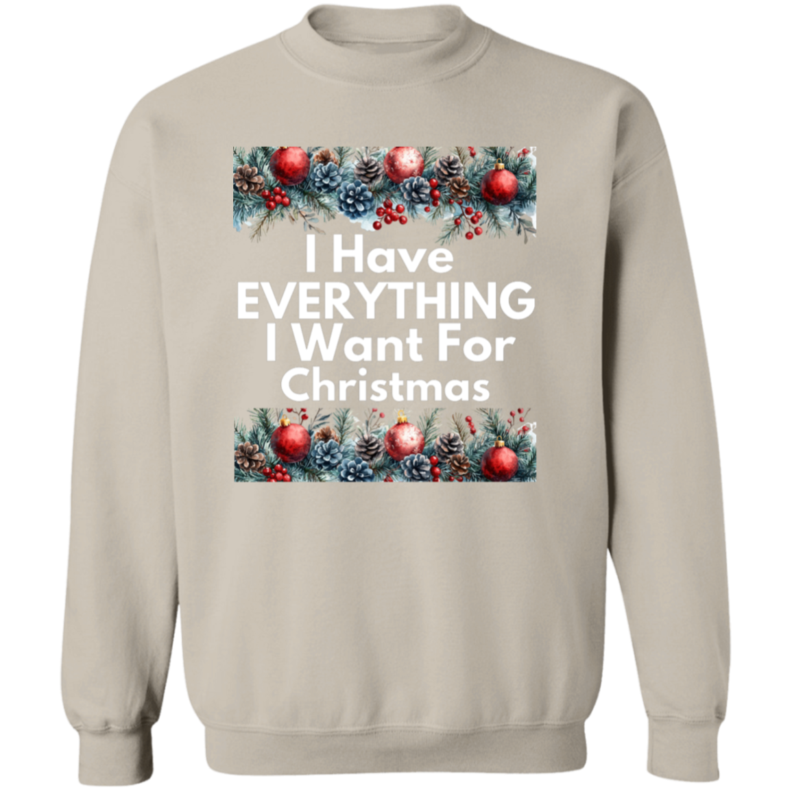 Matching His and Her Funny Christmas Crewneck Pullover Sweatshirt