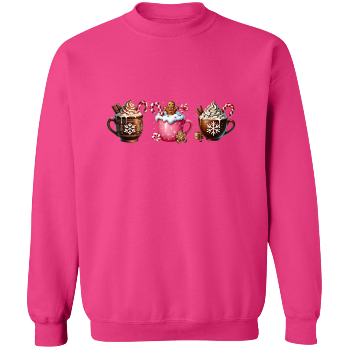 Hot Coco Fun Holiday Pullover Sweatshirt