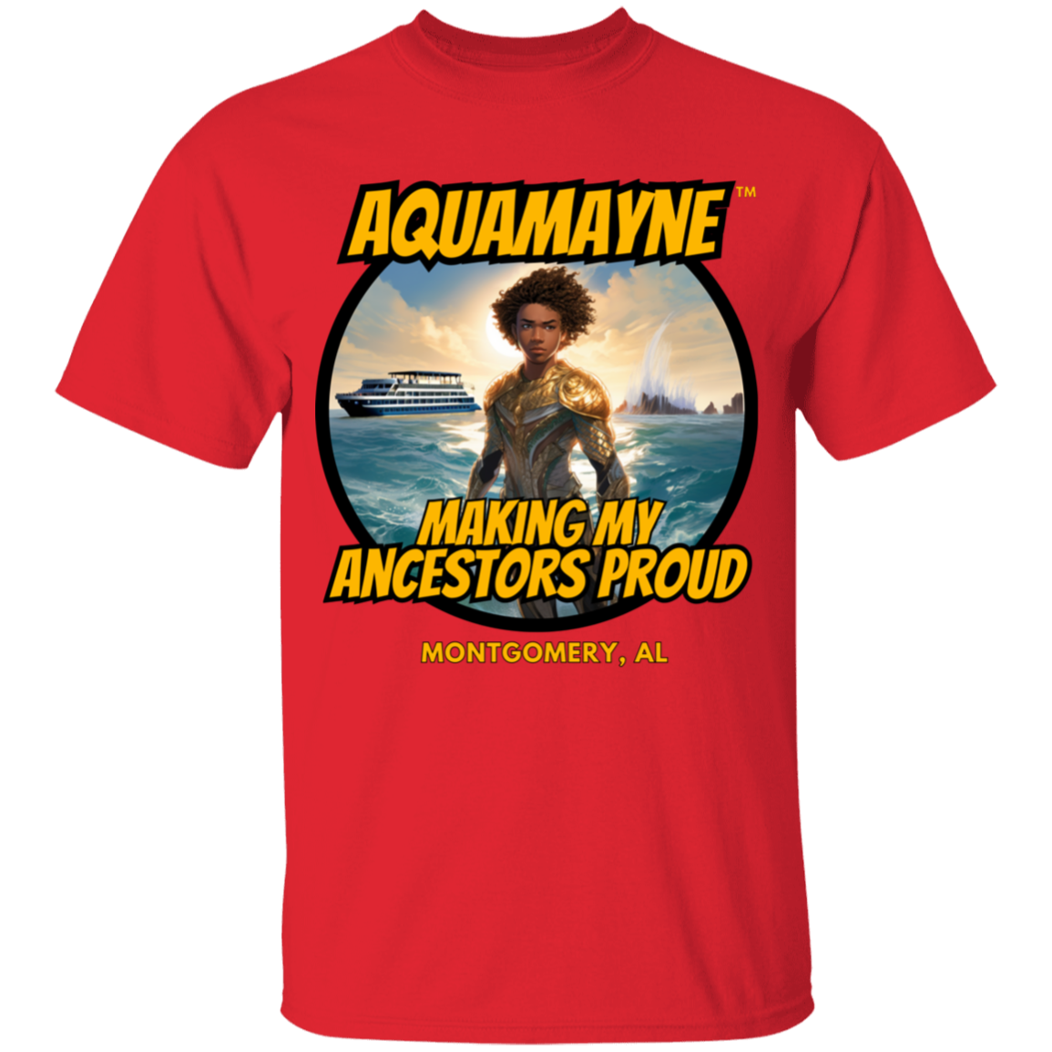 Kid's Aquamayne Making My Ancestors Proud T-Shirt