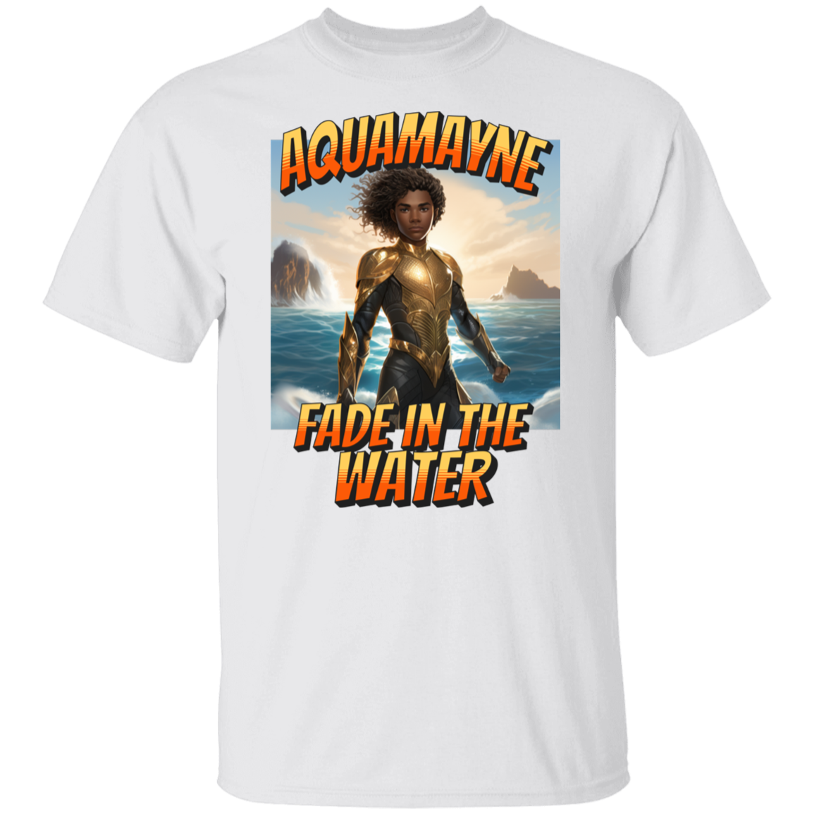 Aquamayne Fade In the Water Tshirt - Montgomery Brawl