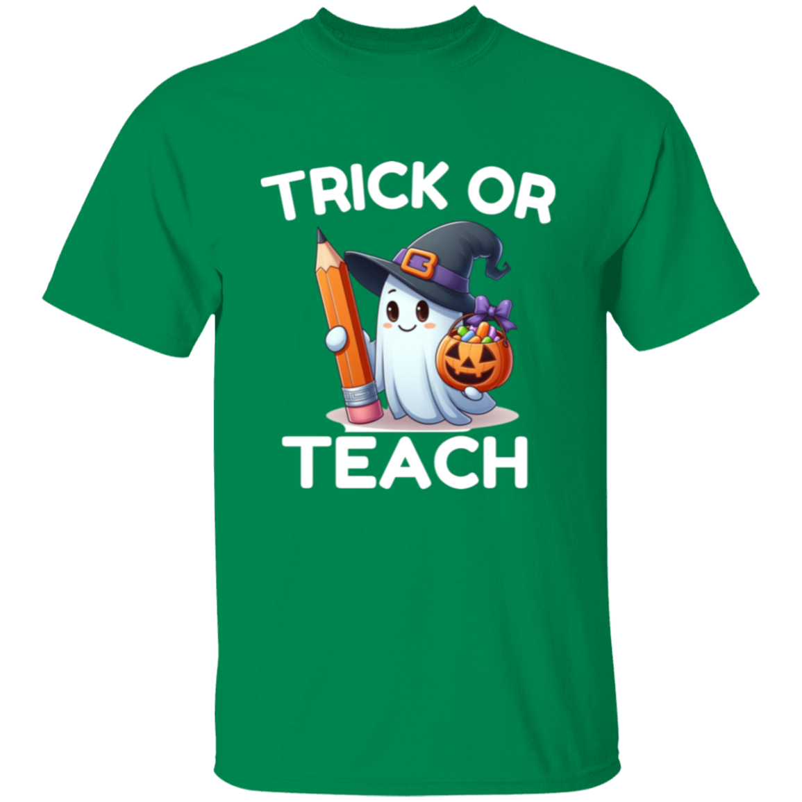 Friendly Ghost Teacher Halloween T-Shirt