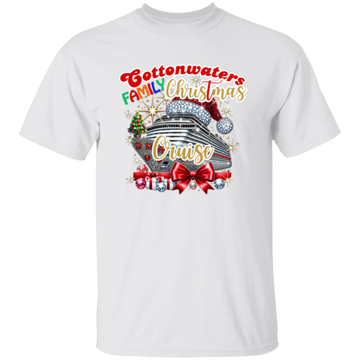 Cottonwaters Family Christmas Cruise T-Shirt