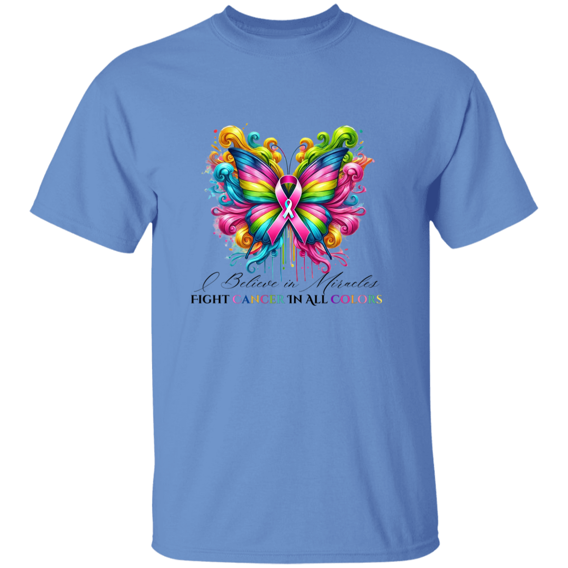 Beautiful Butterfly Breast Cancer Awareness T-Shirt