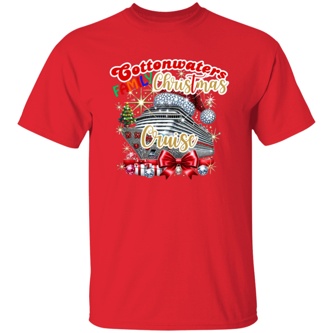 Cottonwaters Family Christmas Cruise T-Shirt