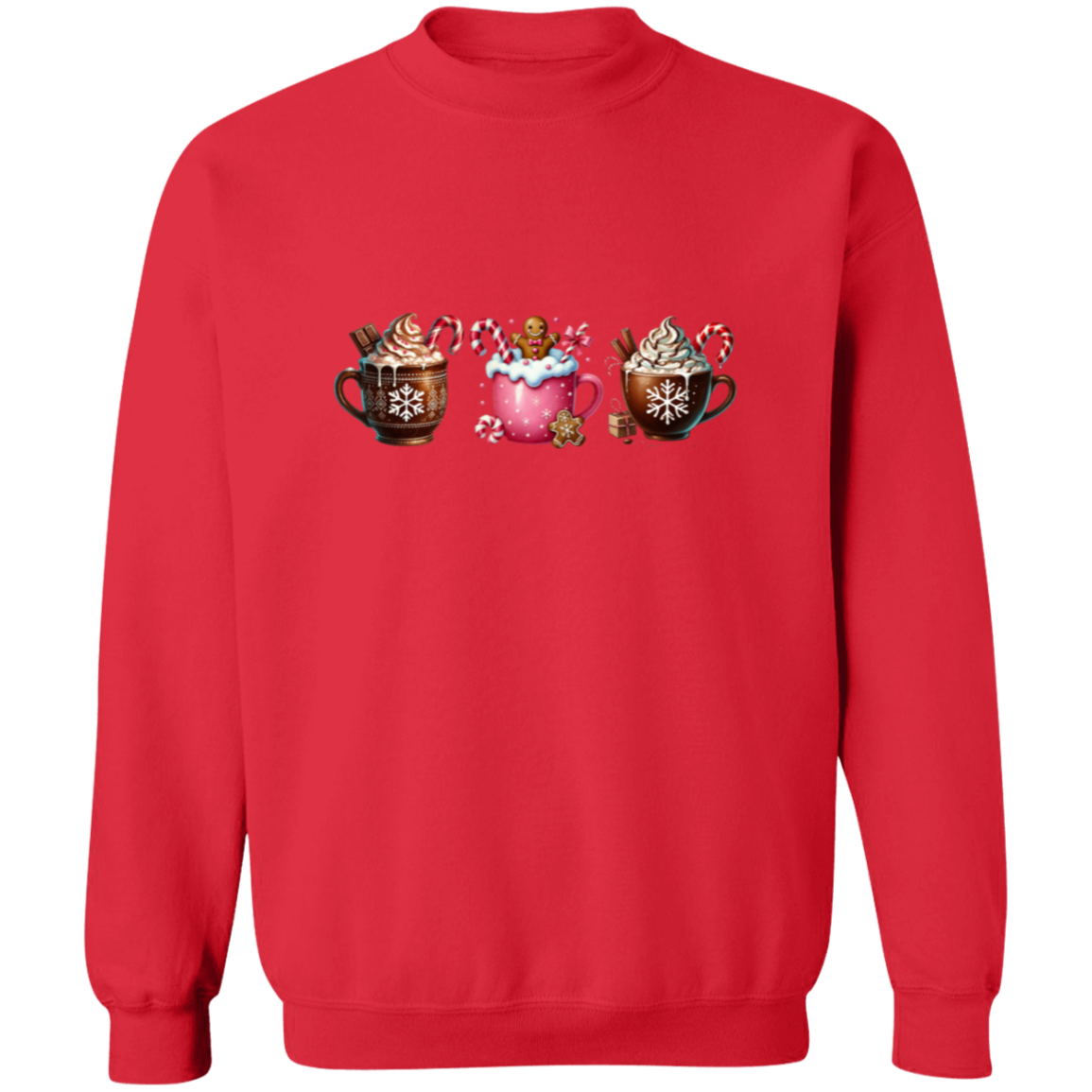 Hot Coco Fun Holiday Pullover Sweatshirt