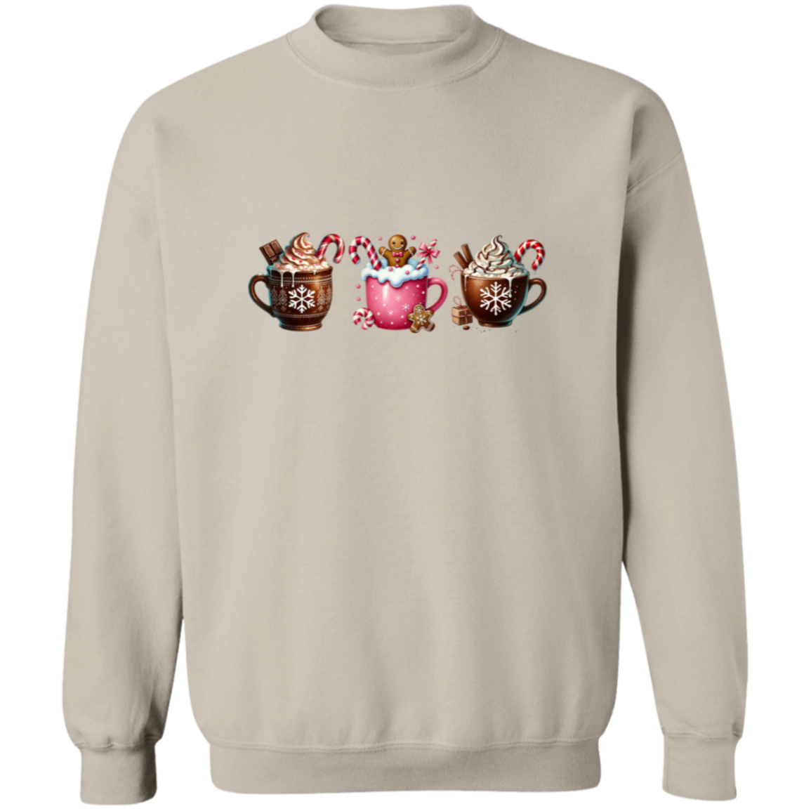 Hot Coco Fun Holiday Pullover Sweatshirt